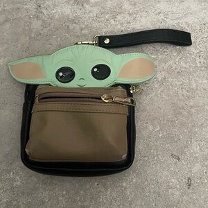 Loungefly Star Wars Black and Tan Wristlet